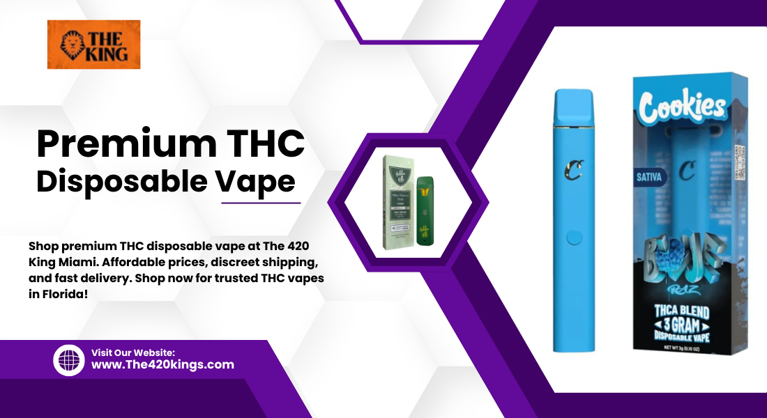 Best Premium THC Disposable Vapes 2025 | The 420 King Miami